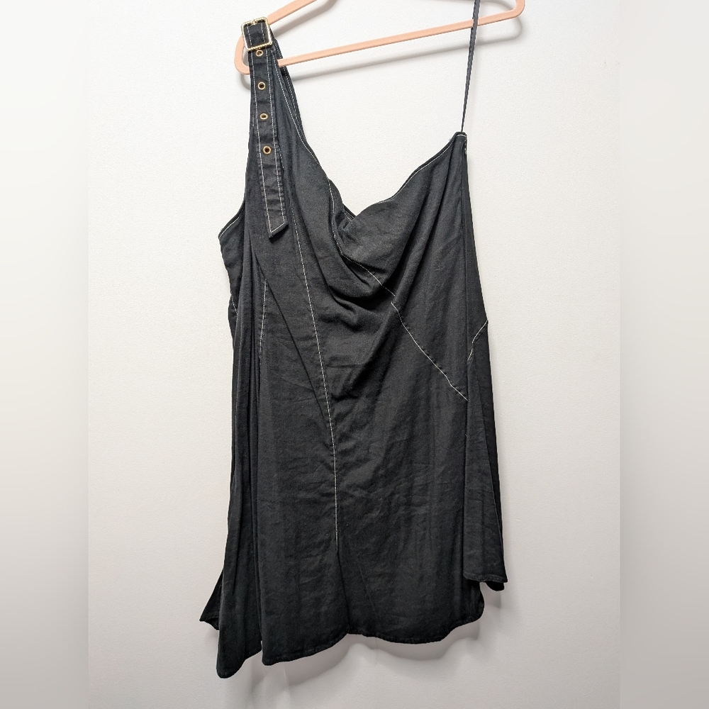 Anthropologie One-Shoulder Mini Dress